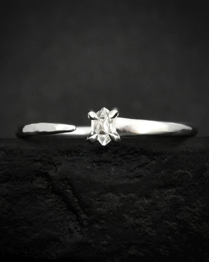 Herkimer Horseshoe Nail Ring