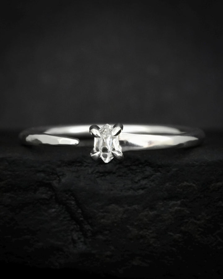 Herkimer Horseshoe Nail Ring
