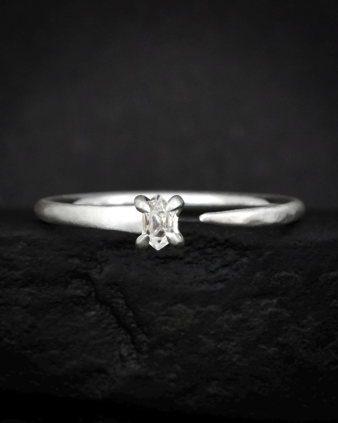 Herkimer Horseshoe Nail Ring