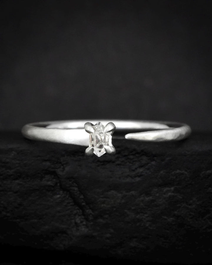 Herkimer Horseshoe Nail Ring