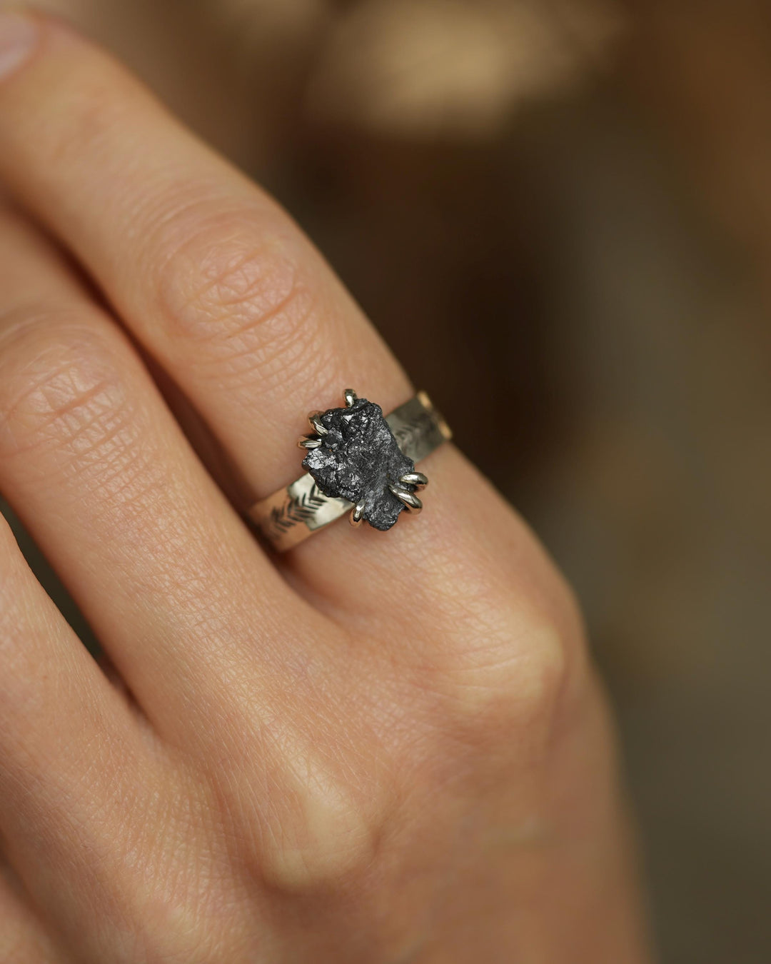 Black Diamond Ring