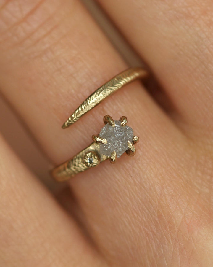 Raw Diamond Ring