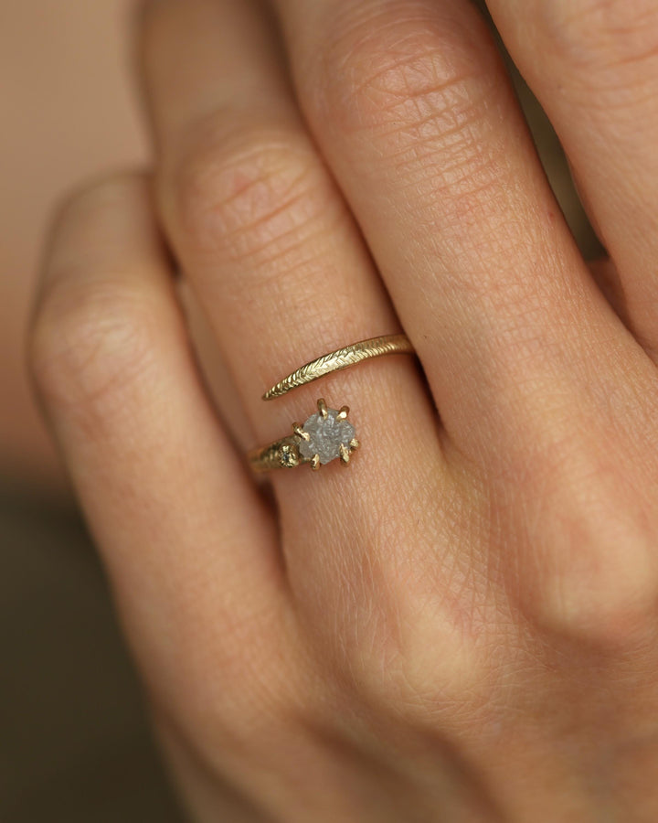 Raw Diamond Ring