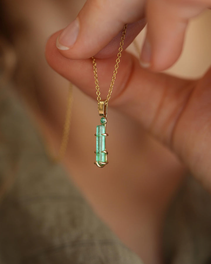 Emerald Crystal Necklace