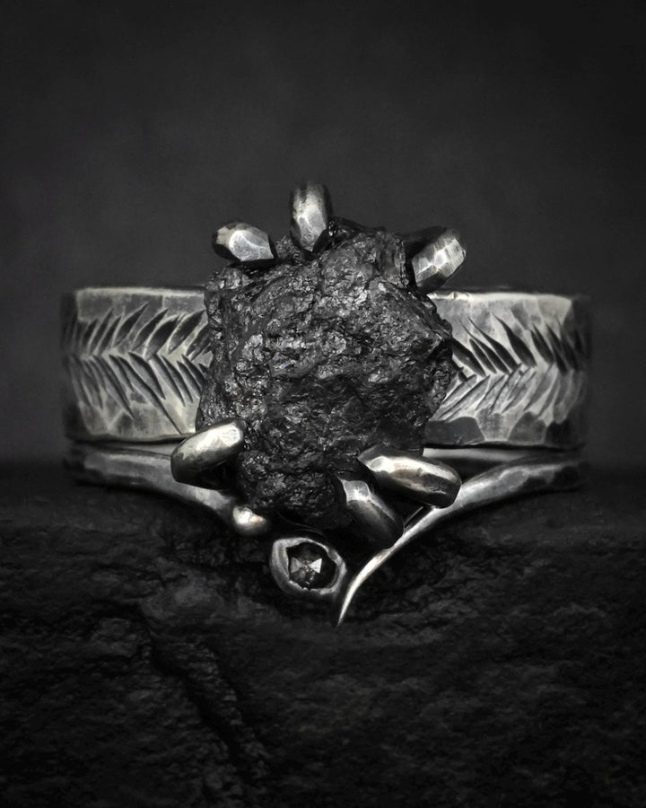 Black Diamond Ring Set