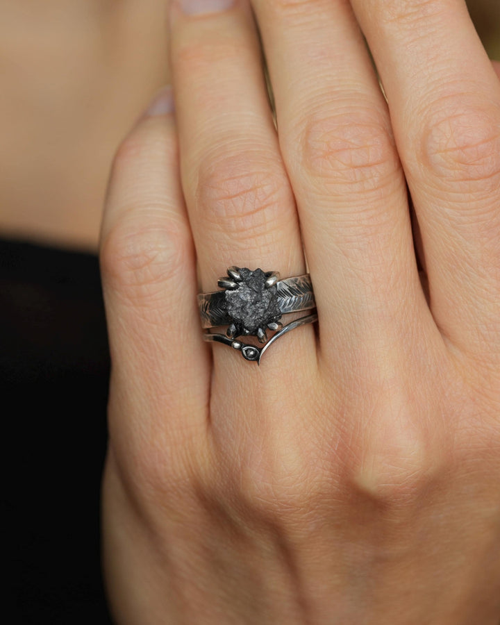 Black Diamond Ring Set