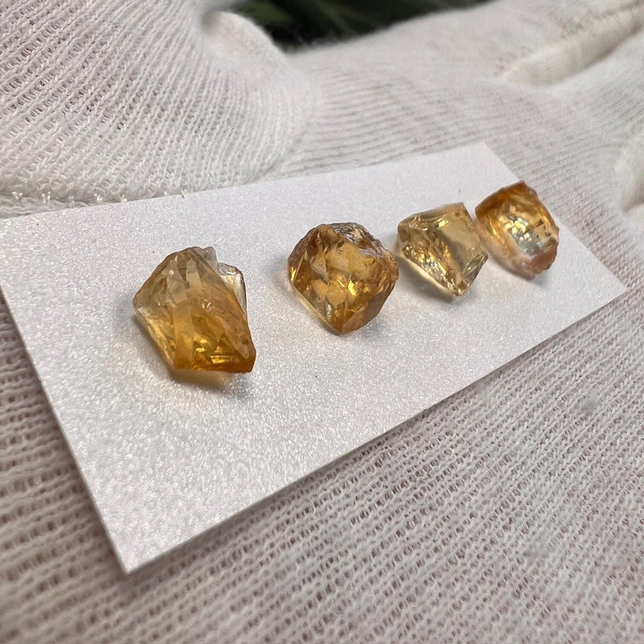 Raw Citrine Crystal and Diamond Ring. Rustic Solid Silver or Gold Hammered 6 Prong Set Natural Uncut Citrine Alternative Engagement Ring
