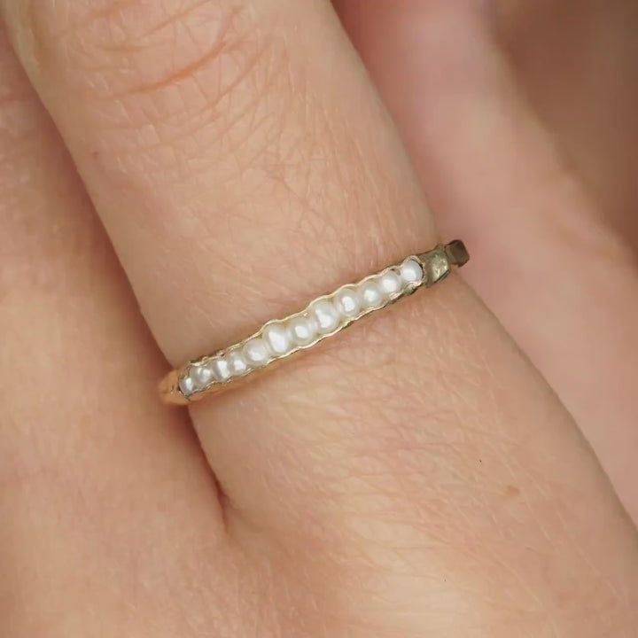 White Pearl Ring