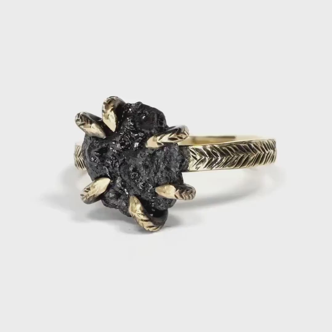 Black Diamond Ring