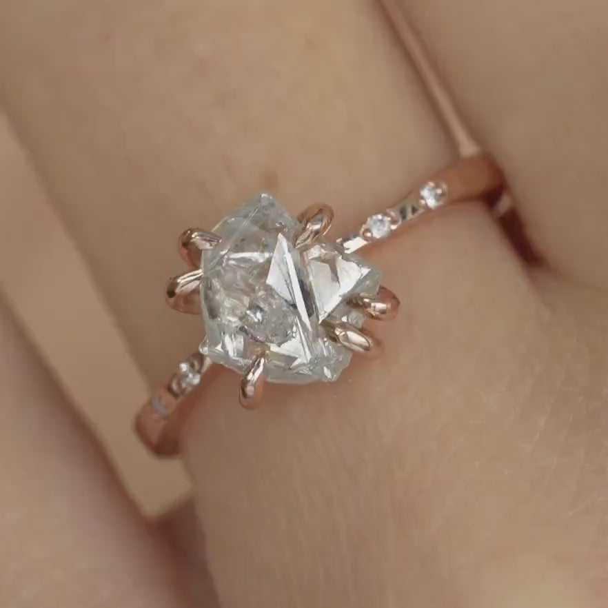 Raw Diamond Ring