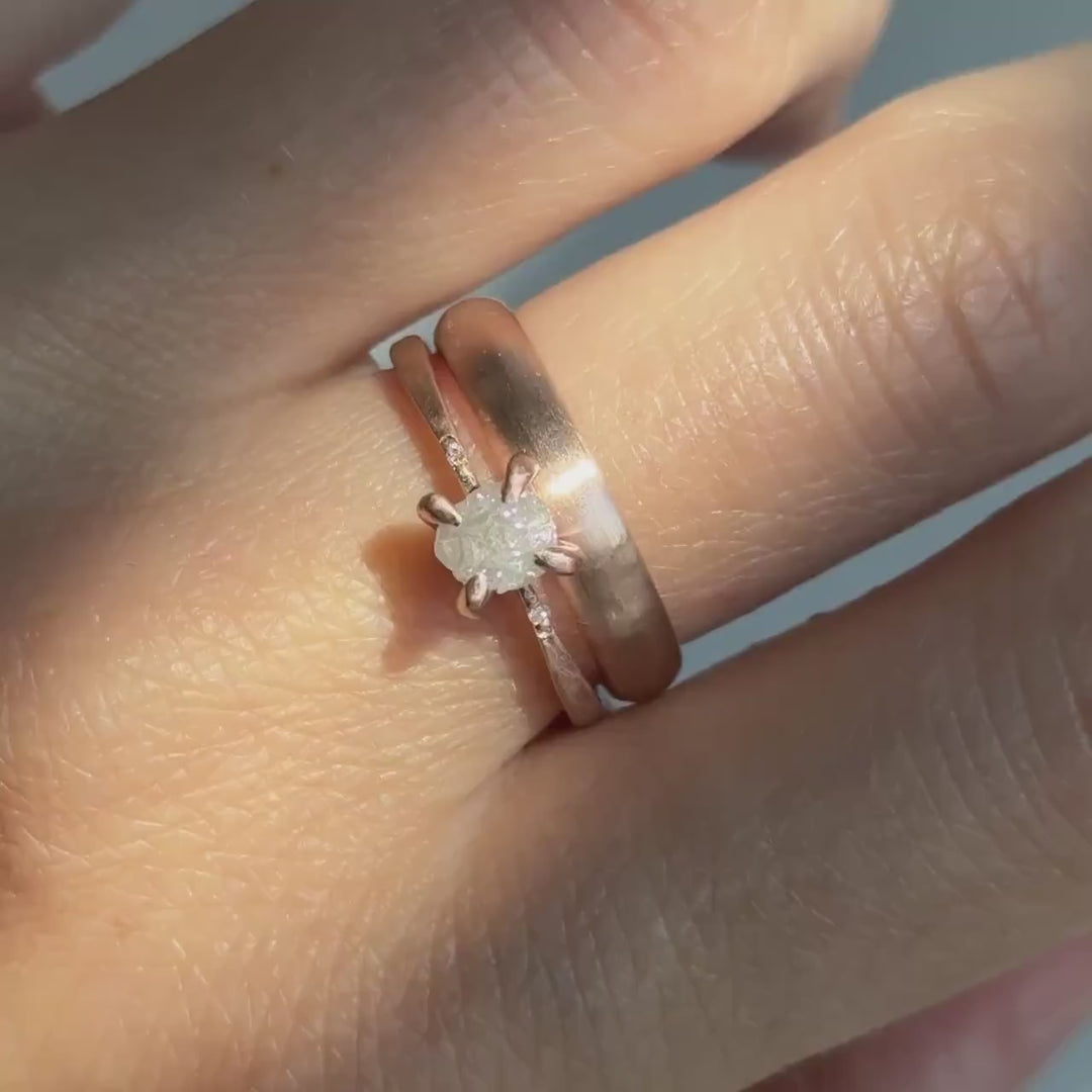Raw Diamond Ring