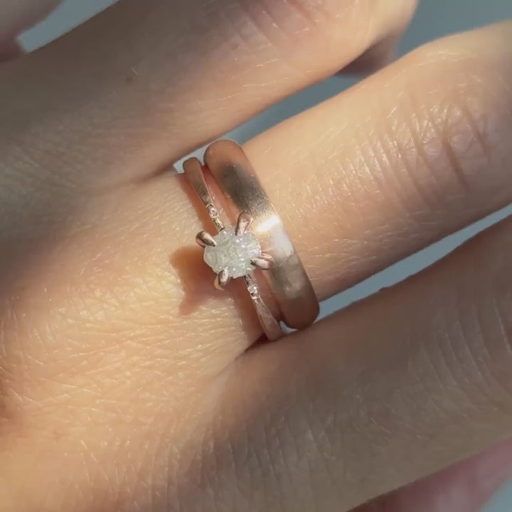 Raw Diamond Ring