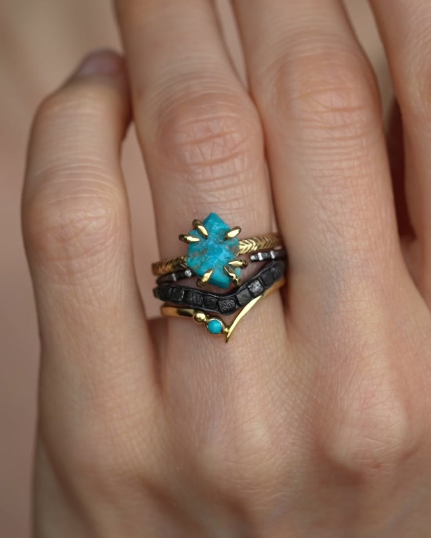 Sleeping Beauty Turquoise Ring