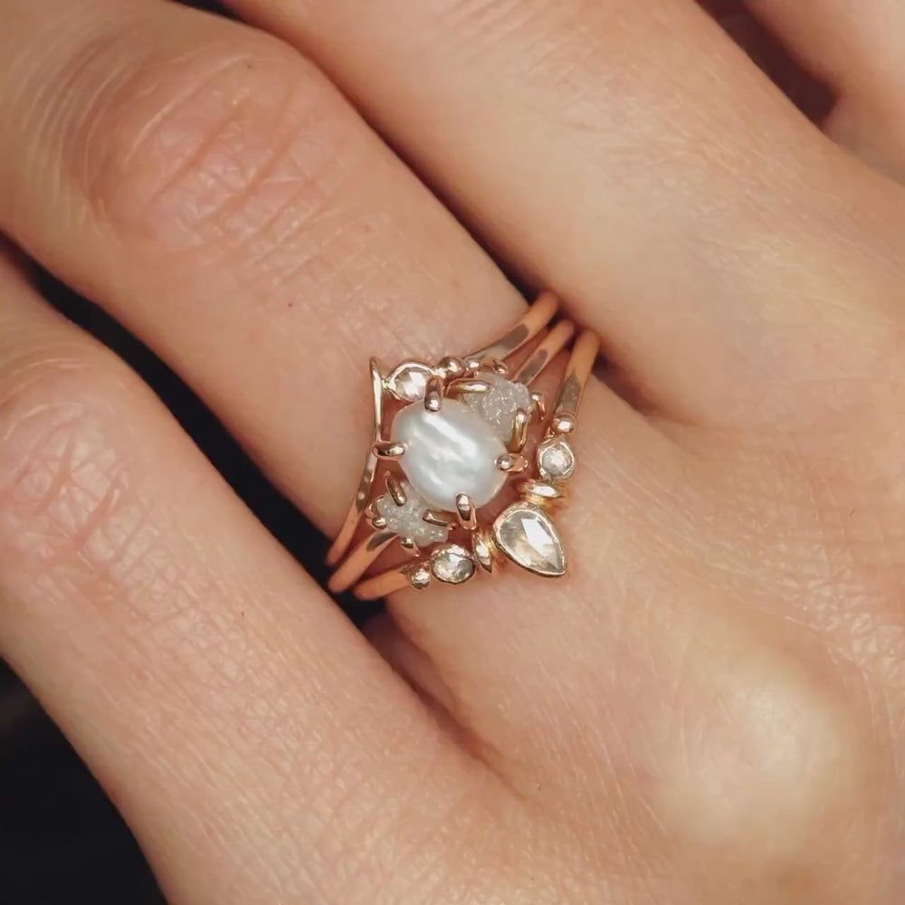 Choose Your Pearl Ring Set Style