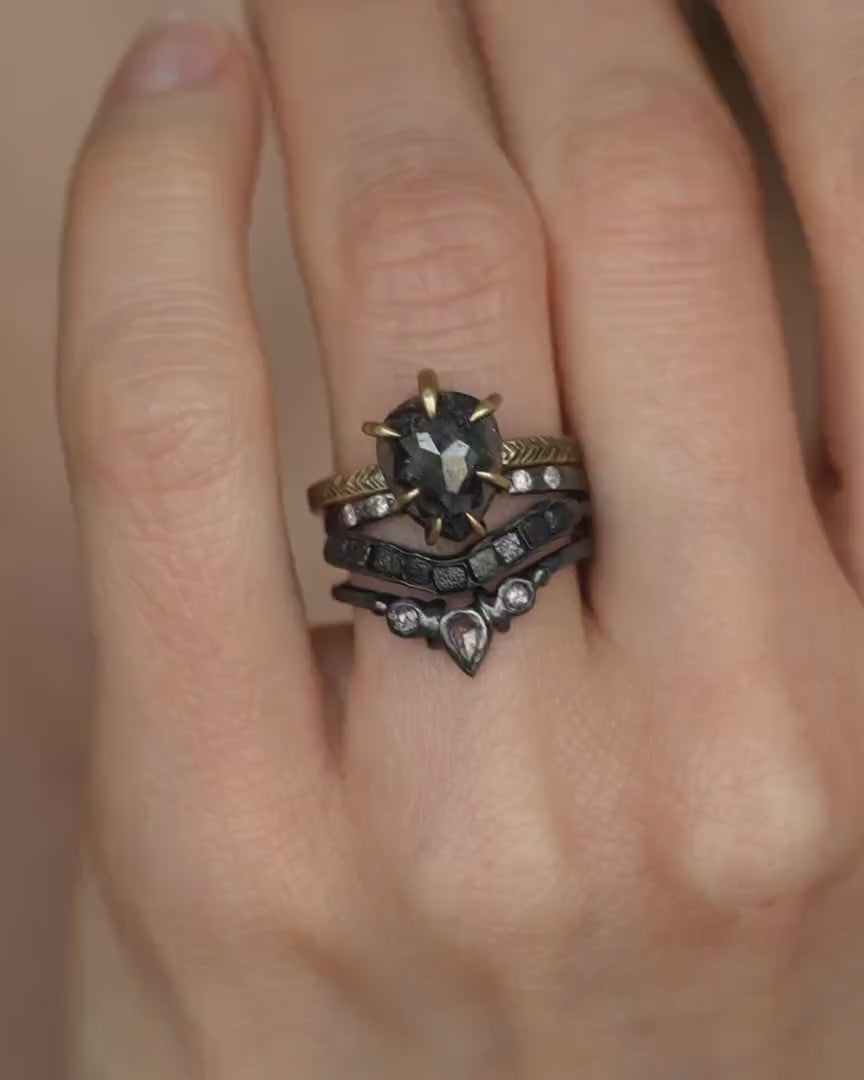 Pear Diamond Statement Ring