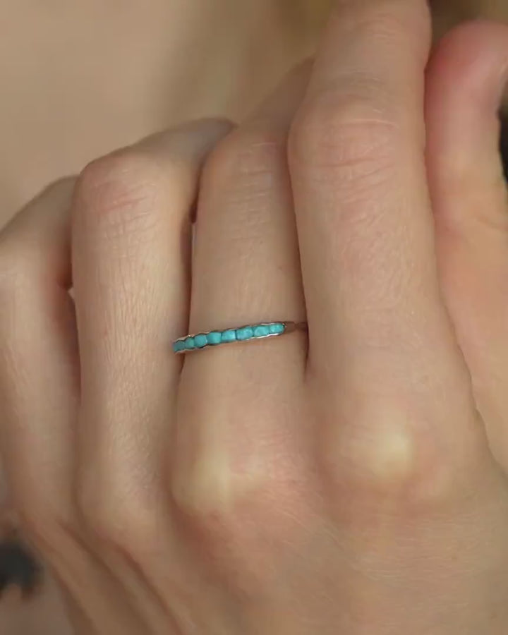 Sleeping Beauty Turquoise Band Ring