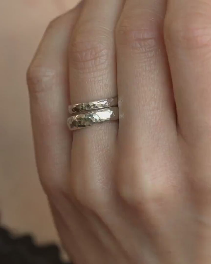 Textured Classical Wedding Bands