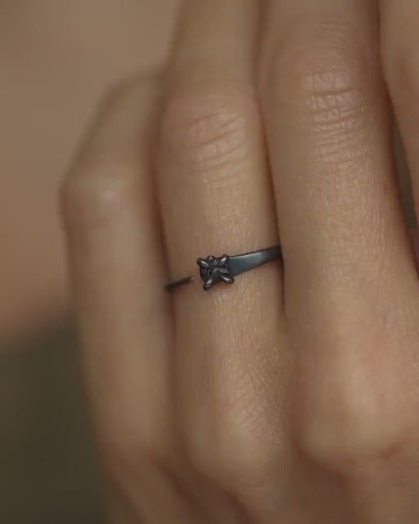 Black Diamond Ring