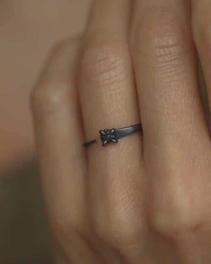 Black Diamond Ring