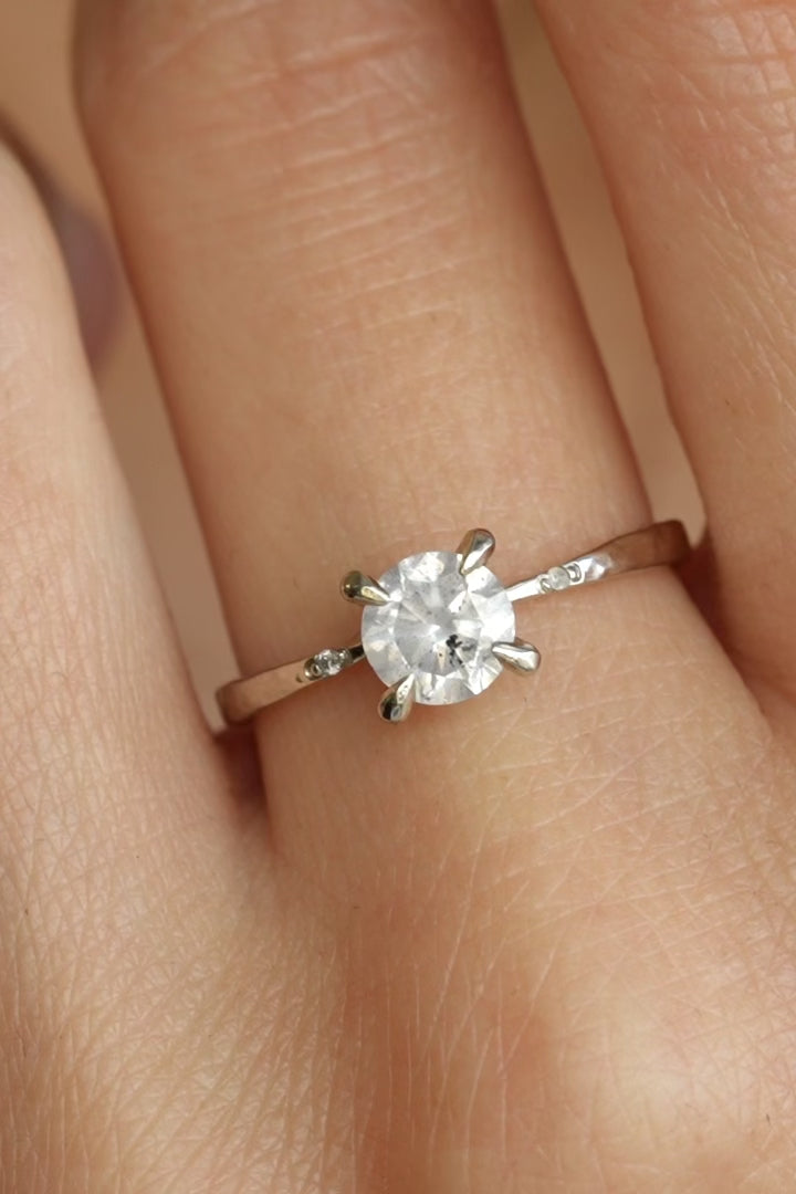Galaxy Diamond Engagement Ring