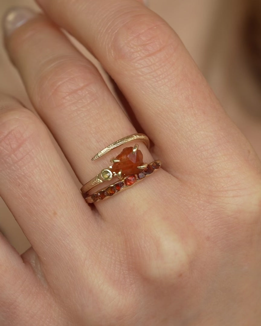 adjustable-raw-orange-garnet-ring