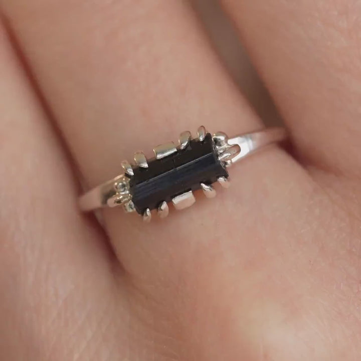 Black Tourmaline Ring