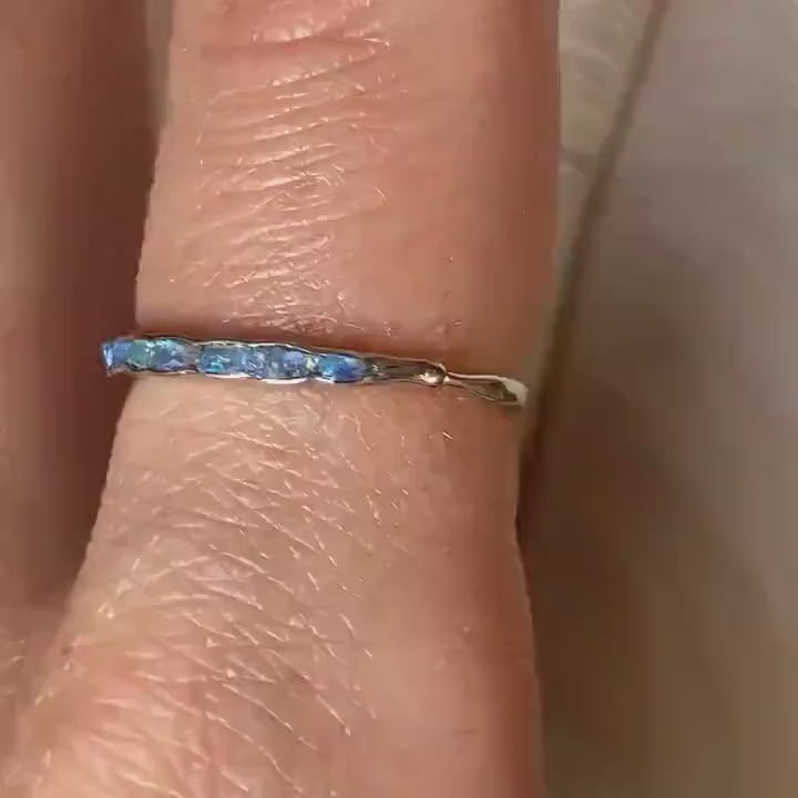 Raw Australian Opal Ring