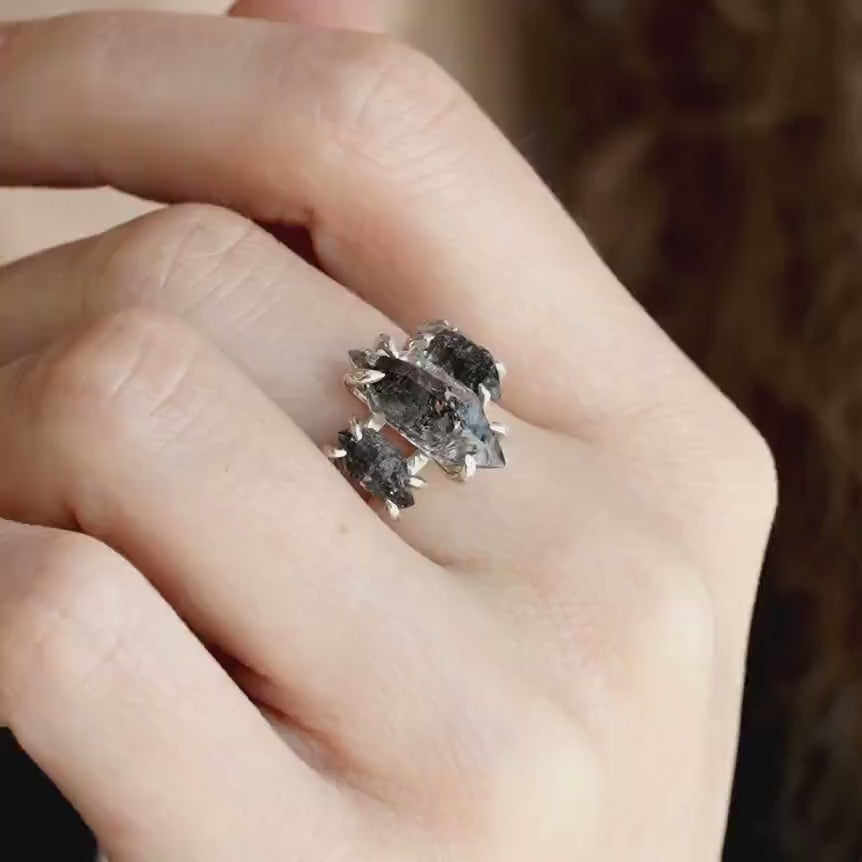 Herkimer Diamond Ring