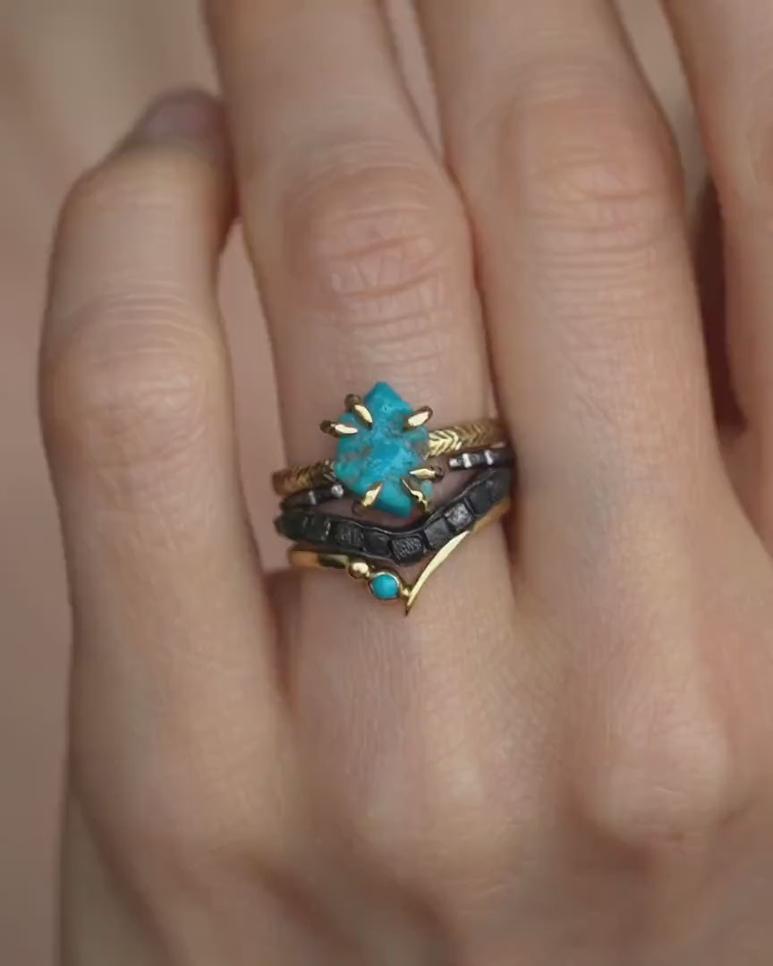 Sleeping Beauty Turquoise Ring