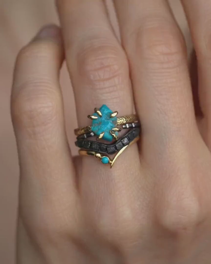 Sleeping Beauty Turquoise Ring