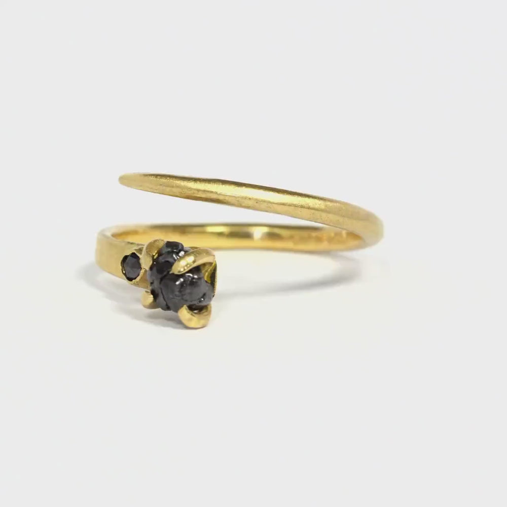 Black Diamond Ring