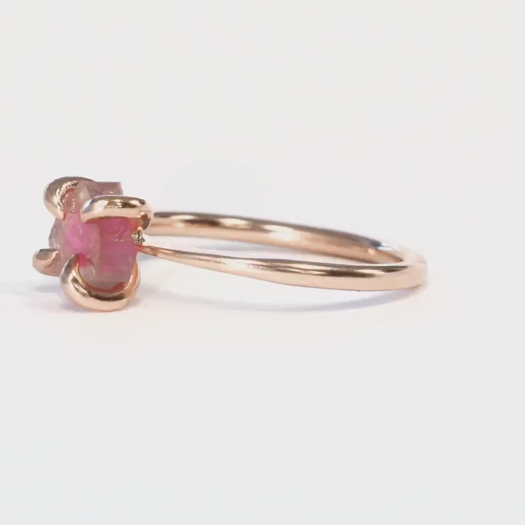 Pink Tourmaline Ring