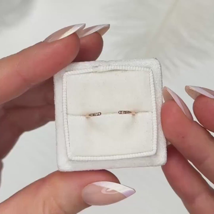 Adjustable Diamond Spacer Ring