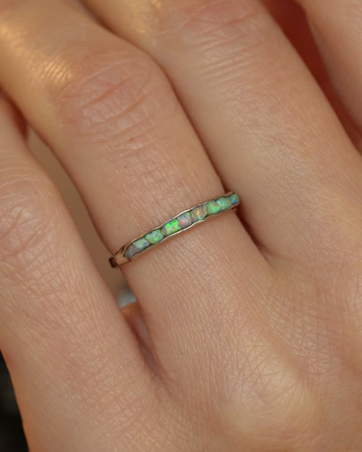 Raw Australian Opal Ring