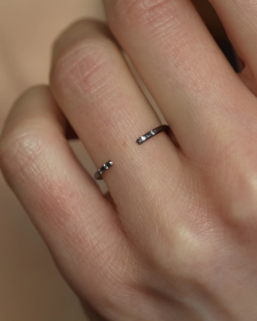 Adjustable Diamond Spacer Ring