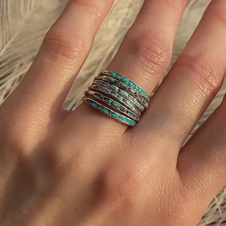 Raw Turquoise Stone Ring