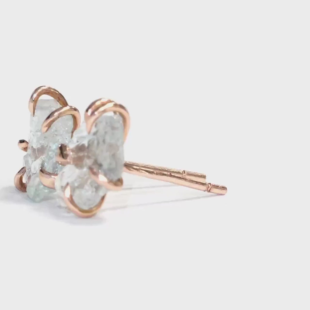 Aquamarine Studs