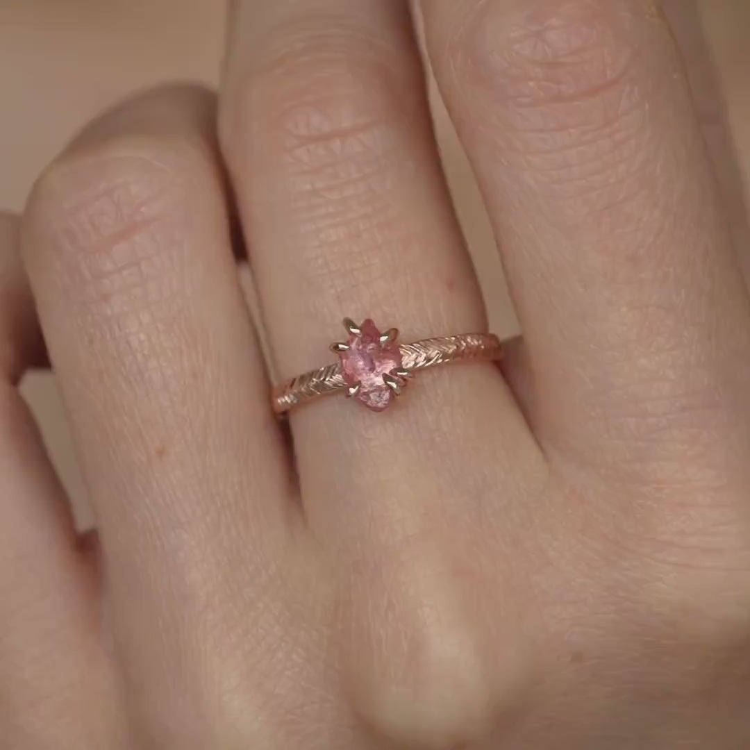 Raw Sapphire Ring