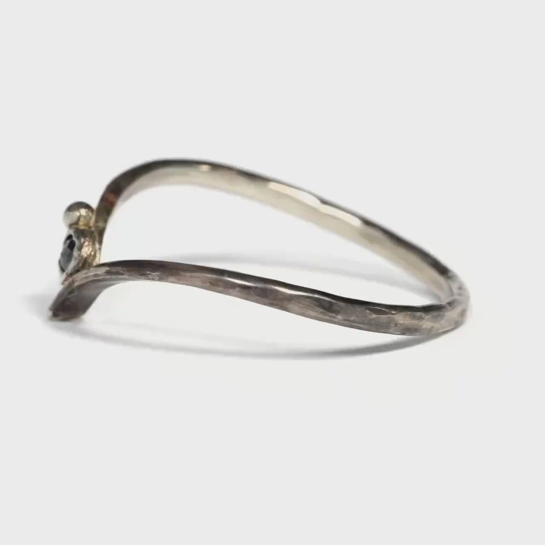 Galaxy Diamond Wave Ring